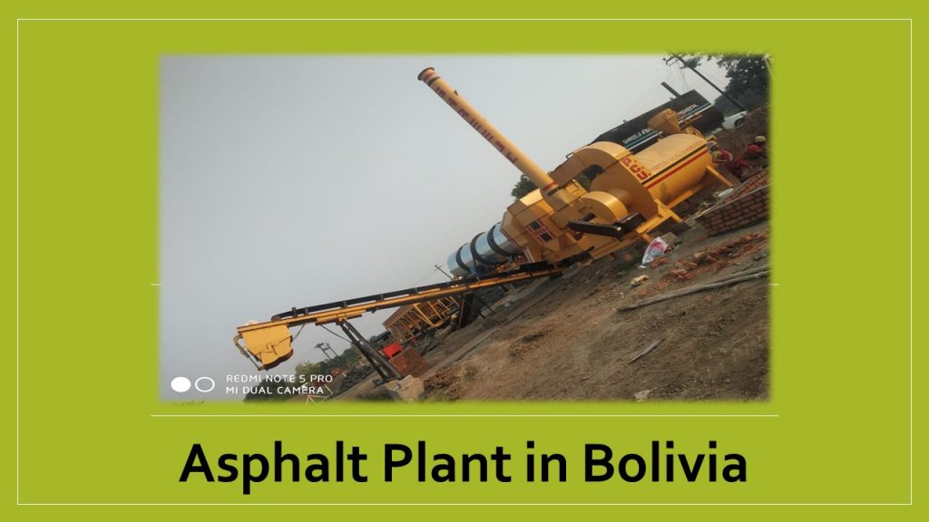 asphalt drum mix plant in bolivia