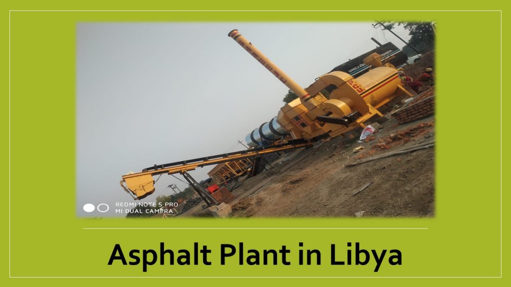 asphalt drum mix plant in libya