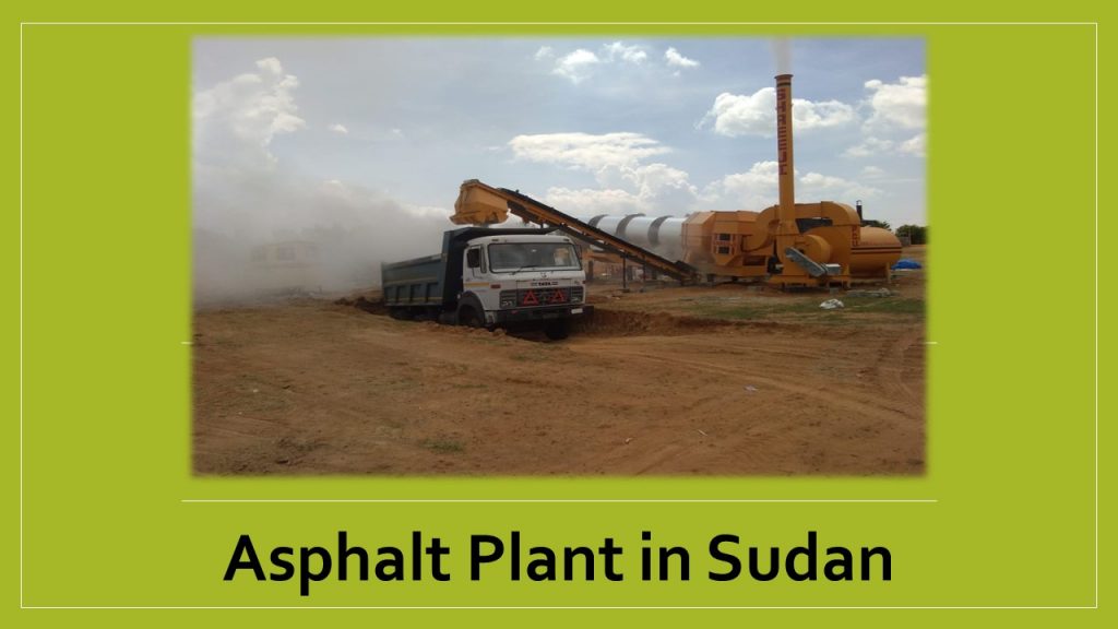 asphalt drum mix plant in sudan