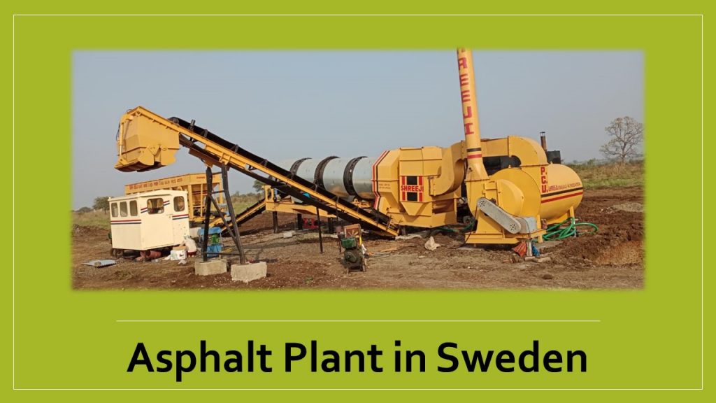 asphalt drum mix plant in sweden